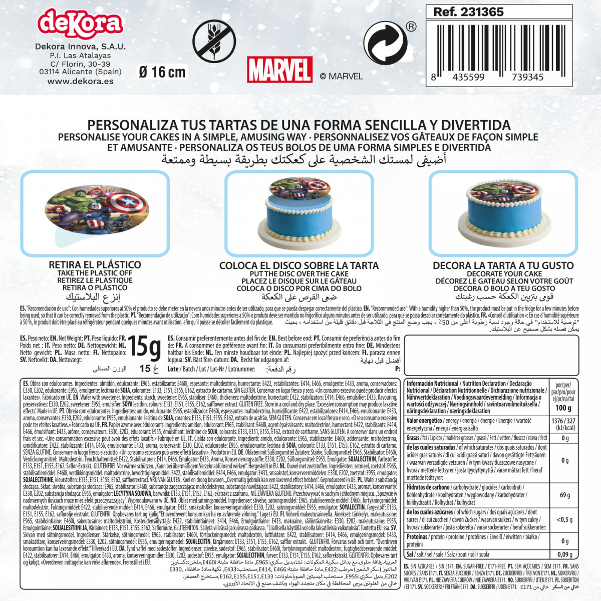Ateco Estensore Per Decorazione Torte #408 - Accessorio Per Sac à Poche Con Accoppiatore Standard, Per Dettagli E Scritte