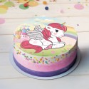 Oblea in foil per torte con design unicorno