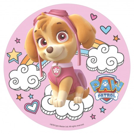 Obletta per decorazione di torte con design di Skype della Paw Patrol