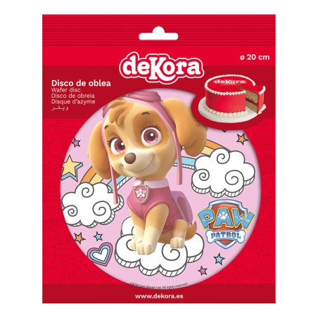 Obletta per decorazione di torte con design di Skype della Paw Patrol