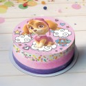 Obletta per decorazione di torte con design di Skype della Paw Patrol