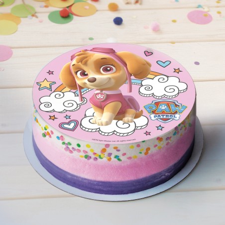 Obletta per decorazione di torte con design di Skype della Paw Patrol