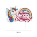 Topper unicorno per decorazione della torta di compleanno