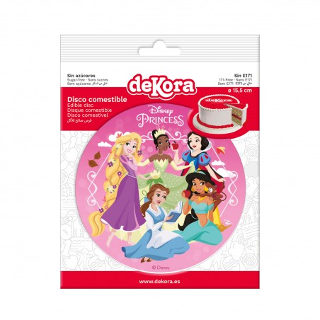Cialda commestibile per decorare torte con design delle principesse