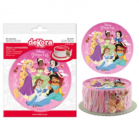 Cialda commestibile per decorare torte con design delle principesse