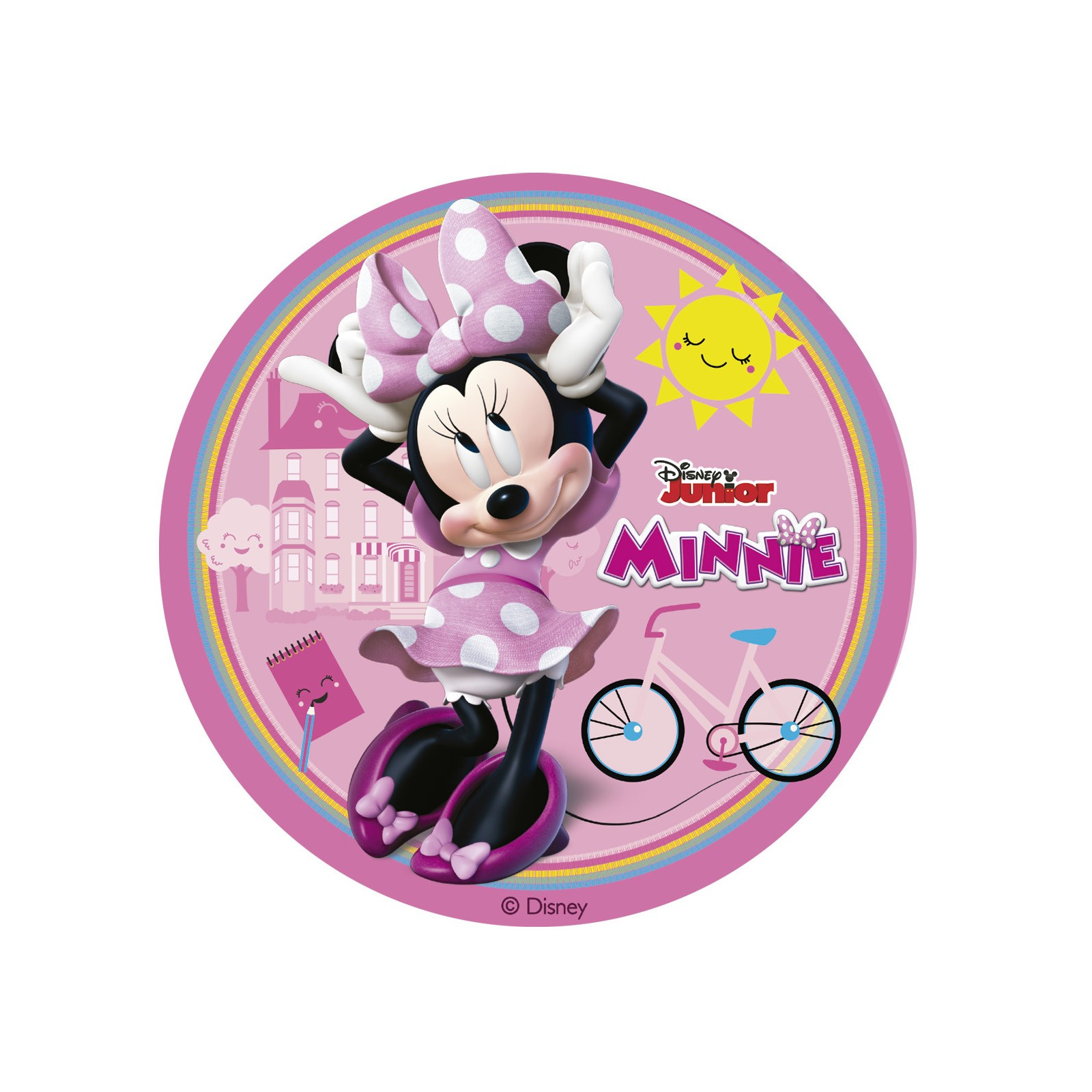 Oblea commestibile per decorazione di torta con design di Minnie