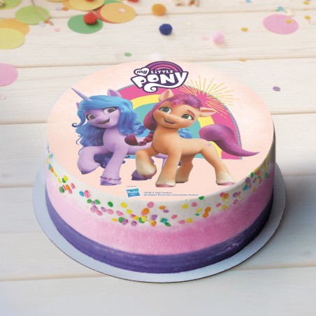 Cialda Commestibile Unicorno Per Torte - Decorazione Edibile 20 Cm | Per Compleanni E Feste - Foto 9