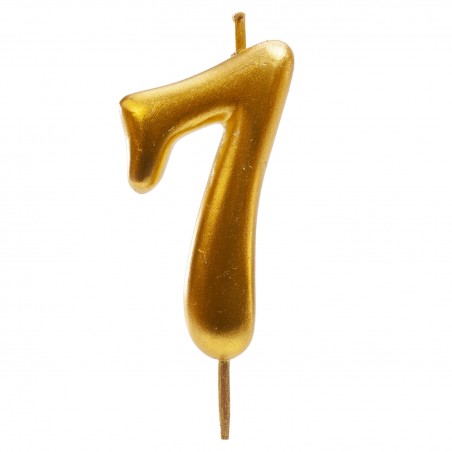 Candela per compleanno numero 7