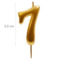 Candela per compleanno numero 7