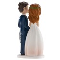 Figura di torta per matrimonio sposi cuore