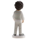 Figura di torta per comunione bambino bruno