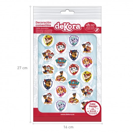 Pack di 20 mini dischi della Paw Patrol