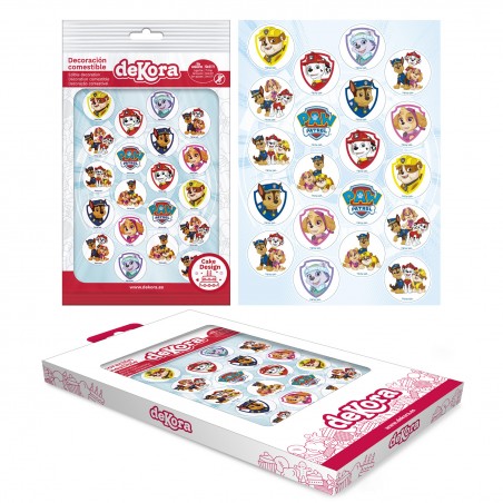 Pack di 20 mini dischi della Paw Patrol
