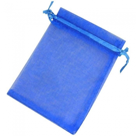 sacchetti organza blu scuro