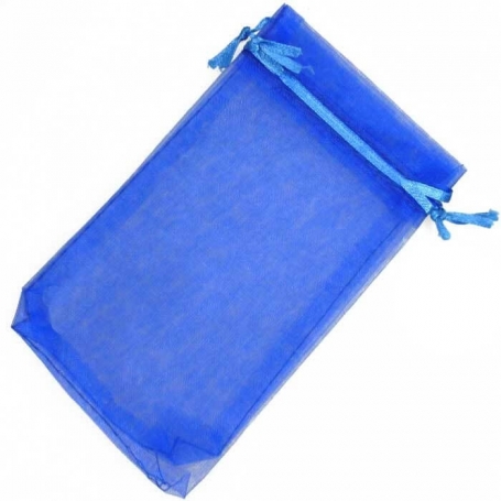 sacchetti organza blu scuro