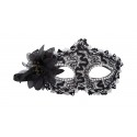 Maschera di pizzo con fiore