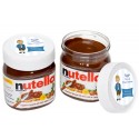 Nutella personalizzata con adesivo di bambino per la comunione