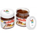 25g di Nutella personalizzata sul coperchio con adesivo di compleanno