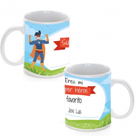Tazza personalizzata per la festa del papà con nome