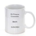 Tazza personalizzata per il bambino della comunione con testo e nome