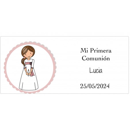 Modello per tazza ragazza comunione personalizzata con...
