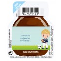 15g di Nutella per un servizio personalizzato con adesivo per il bambino della comunione