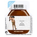 Nutella da 15 grammi per un servizio personalizzato con adesivo per matrimonio