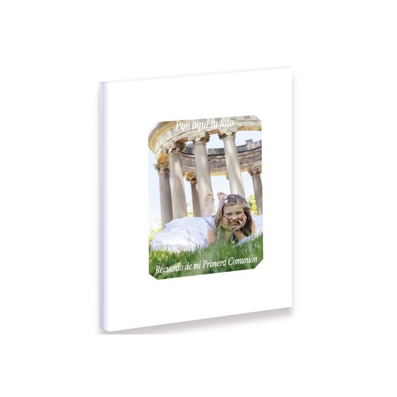 Libretto di comunione per mettere una fotografia in copertina