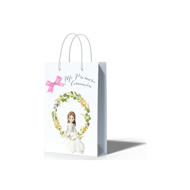 Madonna Brazil Borsa Dolly Bianca Per Prima Comunione - Raso Con Perle Sparse, Stile Duchessa, Made In UK Borsa Damigella Comunione Perle - Foto 11