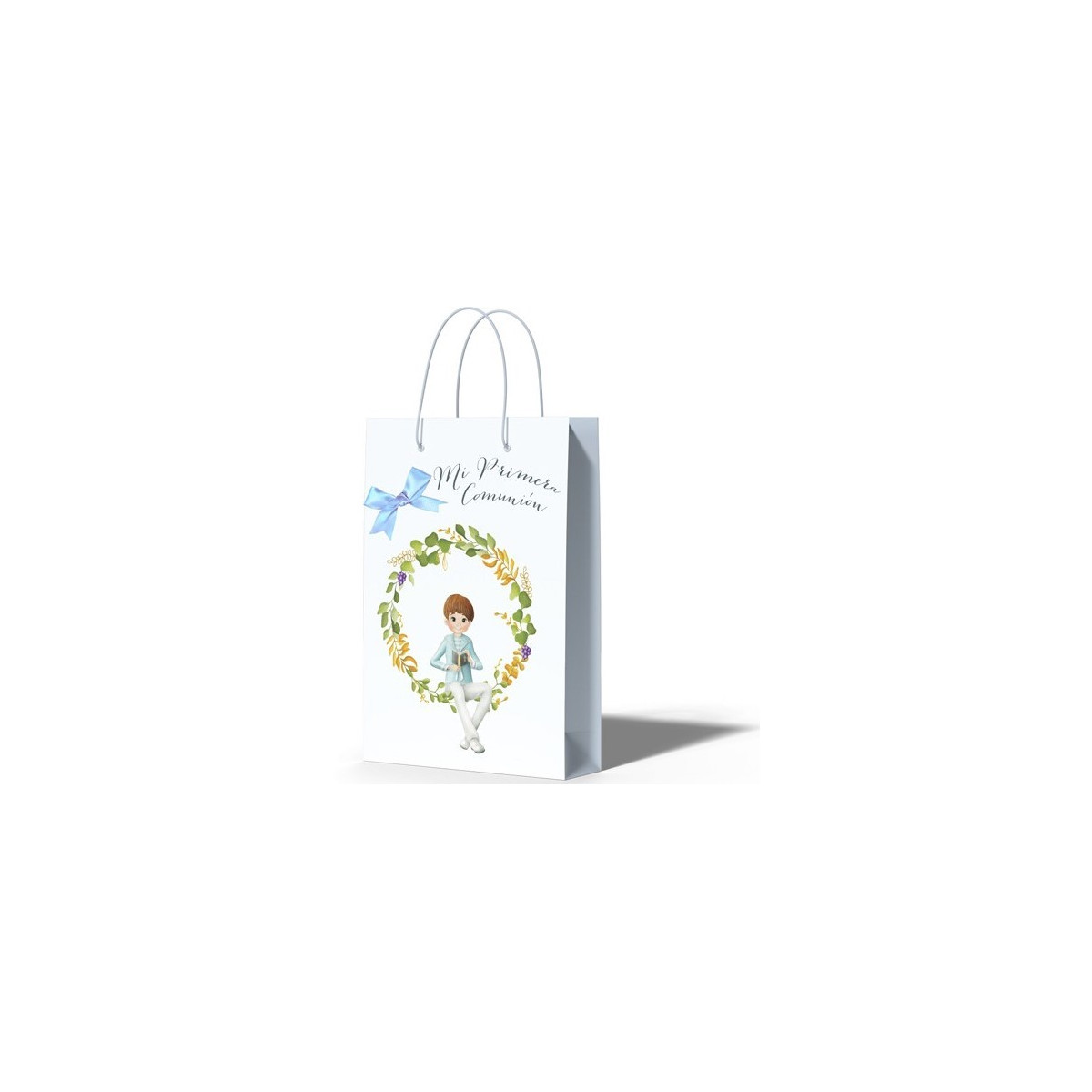Borsa media bambino comunione seduto