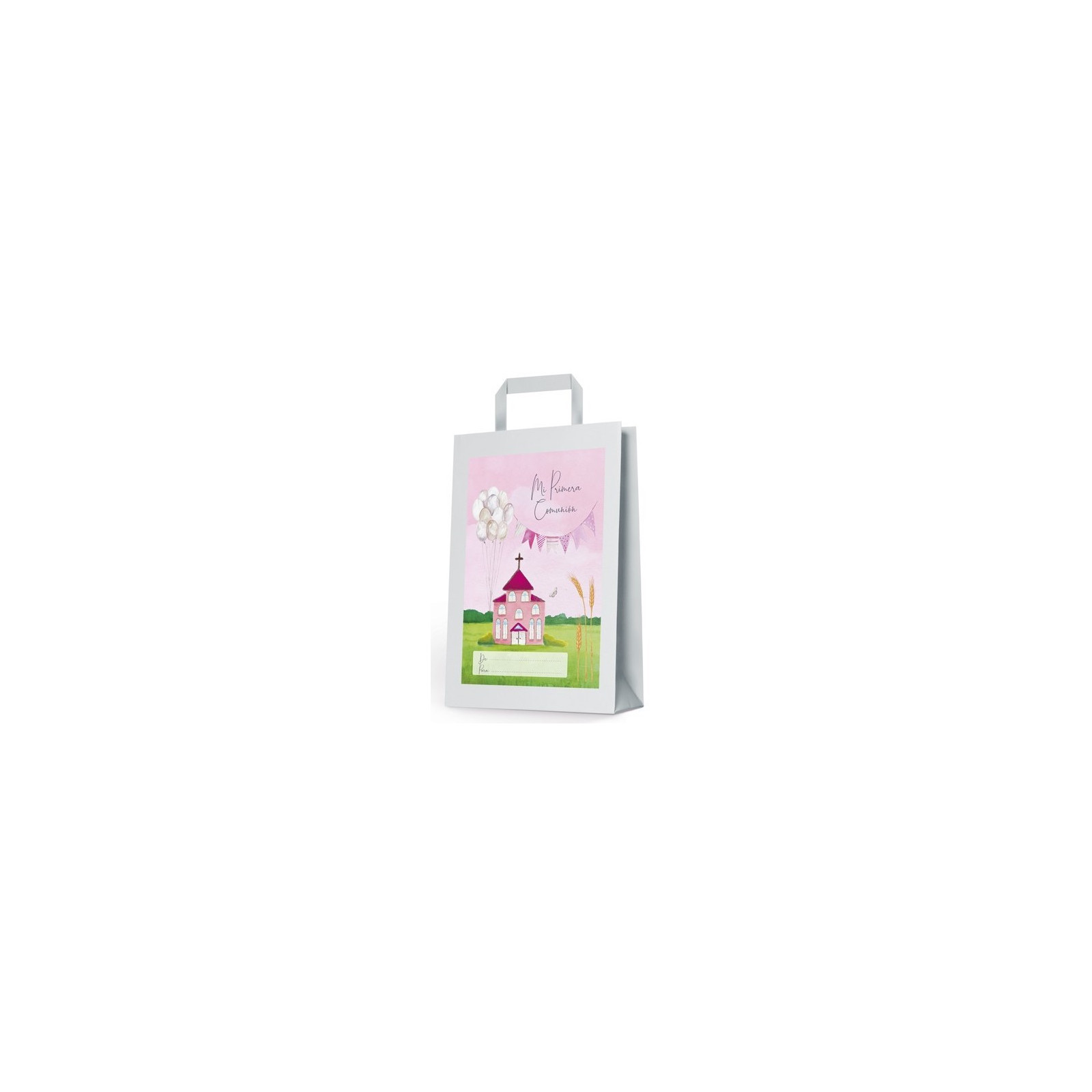 Borsa media comunione chiesa rosa