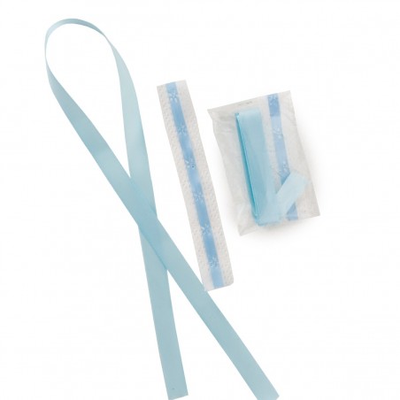 Decorazione blu per candelina