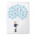 Stampa impronte albero pantaloncini comunione bambino 29 5x42cm