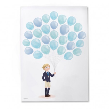 Stampa impronte albero pantaloncini comunione bambino 29 5x42cm