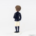 Figura di torta comunione bambino moro con pantaloni corti