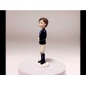 Figura di torta comunione bambino moro con pantaloni corti