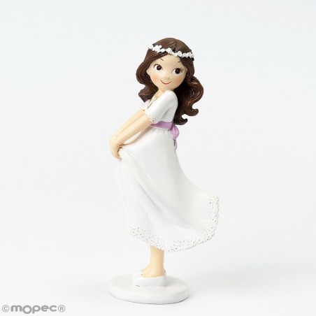 Figura di torta prima comunione bambina