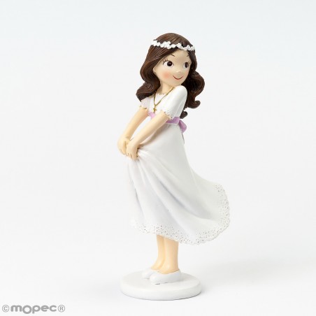 Figura di torta prima comunione bambina