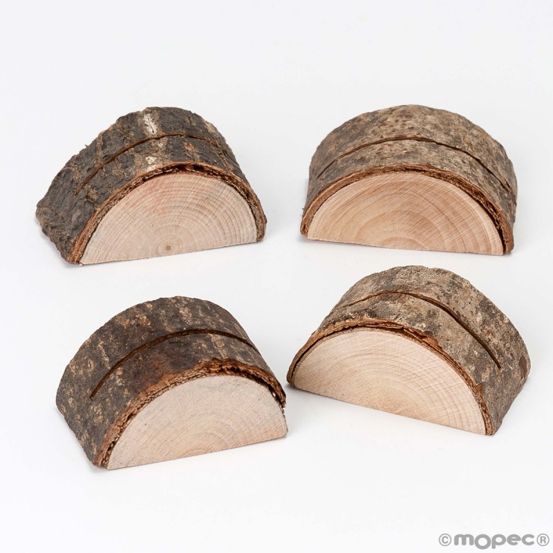 Set Di 24 Segnaposto In Legno Con Cartoncino E Spago - Portatarghe Fai Da Te Per Matrimoni