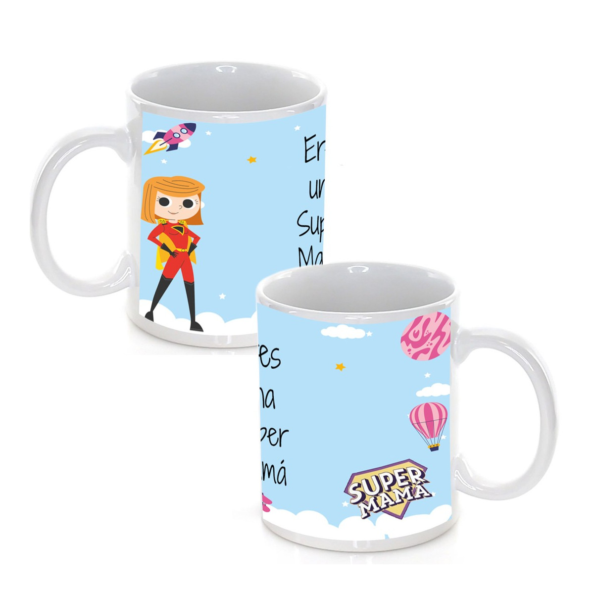 Tazza personalizzata super mamma