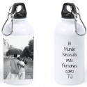 Bottiglia personalizzata con foto e testo a colori