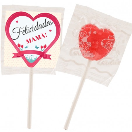 Lecca lecca adesivo per la festa della mamma