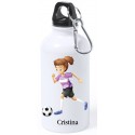 Bidone da calcio personalizzato per ragazza con nome
