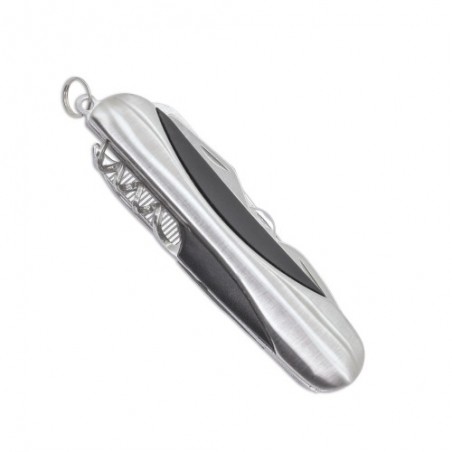 Coltello presentato in acetato personalizzato con adesivo trasparente