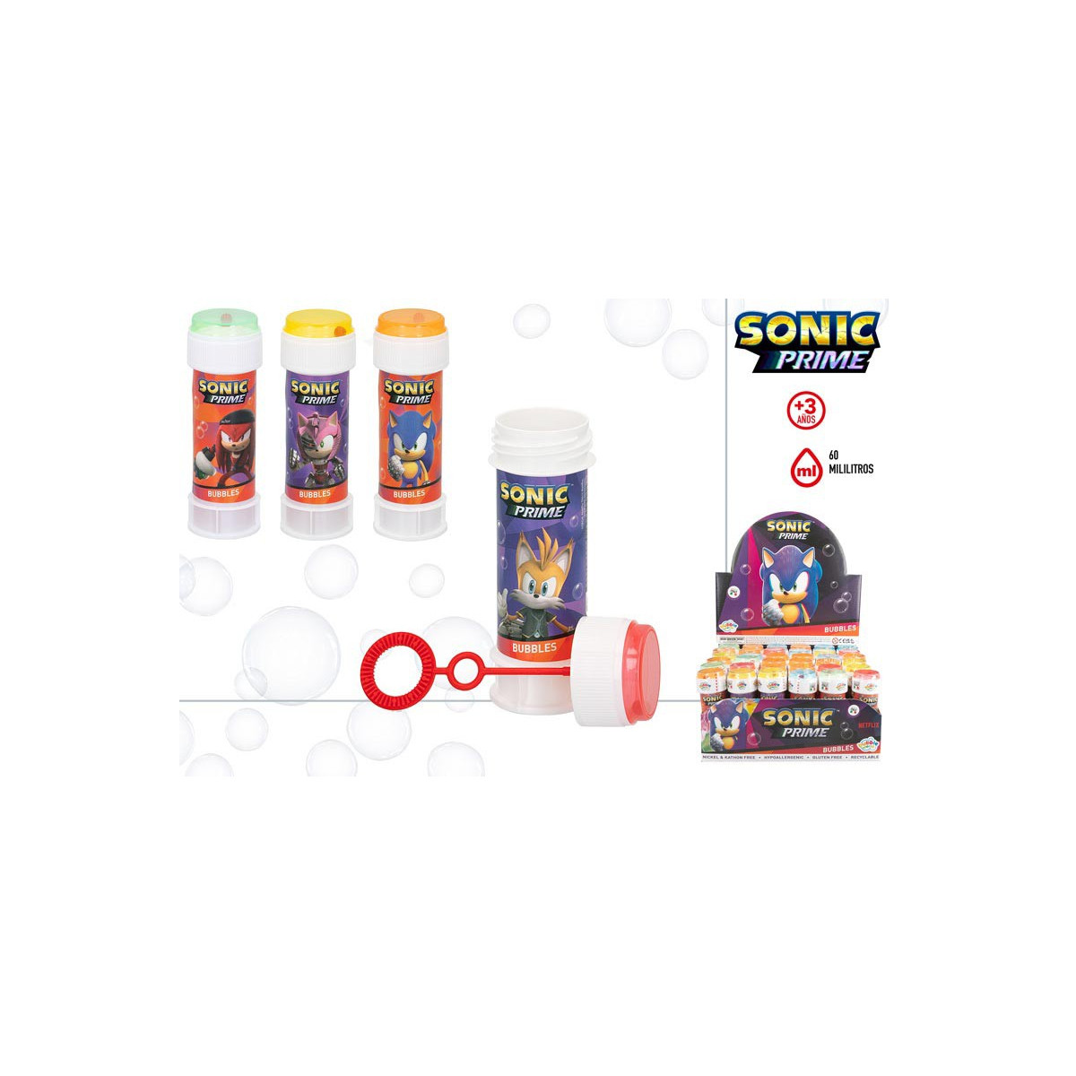 Pomperos assortiti Sonic da 60 ml