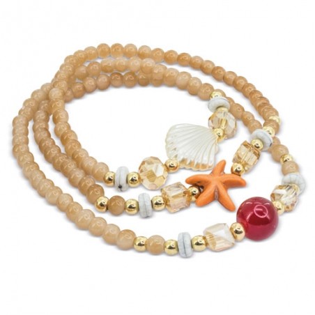 Bracciale con perline marinare