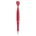 Bolígrafo cuore rosso metallizzato