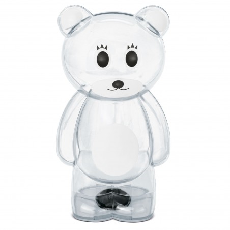 Salvadanaio orso trasparente
