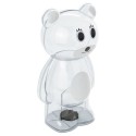 Salvadanaio orso trasparente