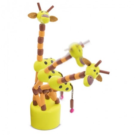 Giraffa di legno danzante
